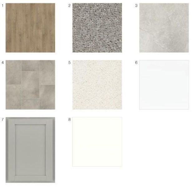 Sample of building materials used in homes in Rosewood Farm, Lawrenceville (Image 45).