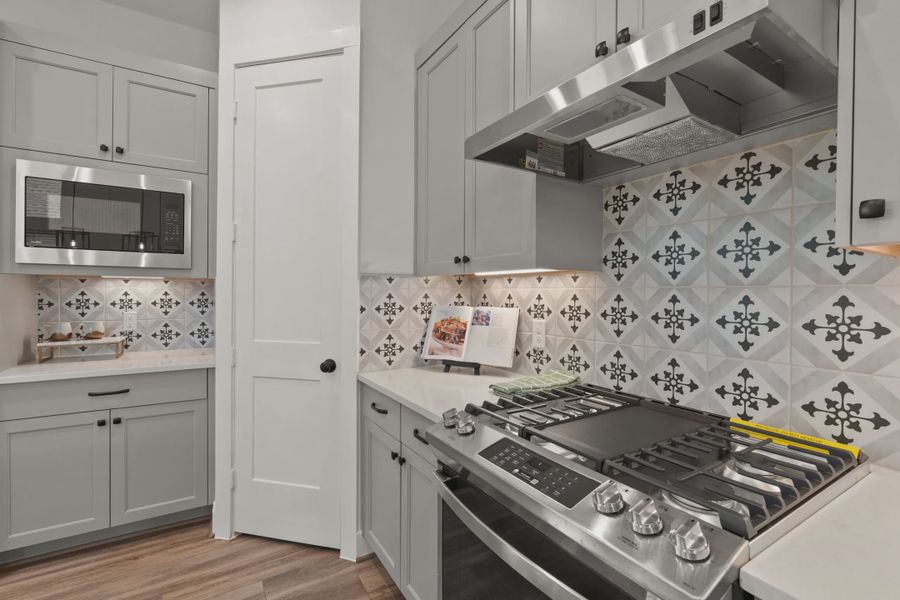 Representative furnished interior of a home built from the Viola by Chesmar Homes in Brookewater 45's, Rosenberg (Image 6).