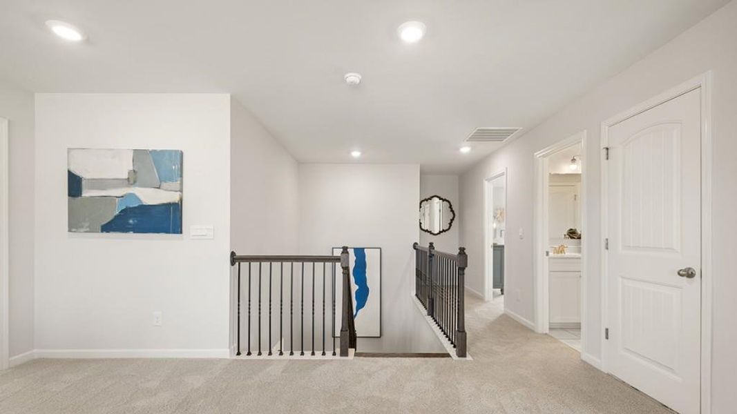 Furnished interior view inside a new home in Thalley Creek Estates, Cumming (Image 23).