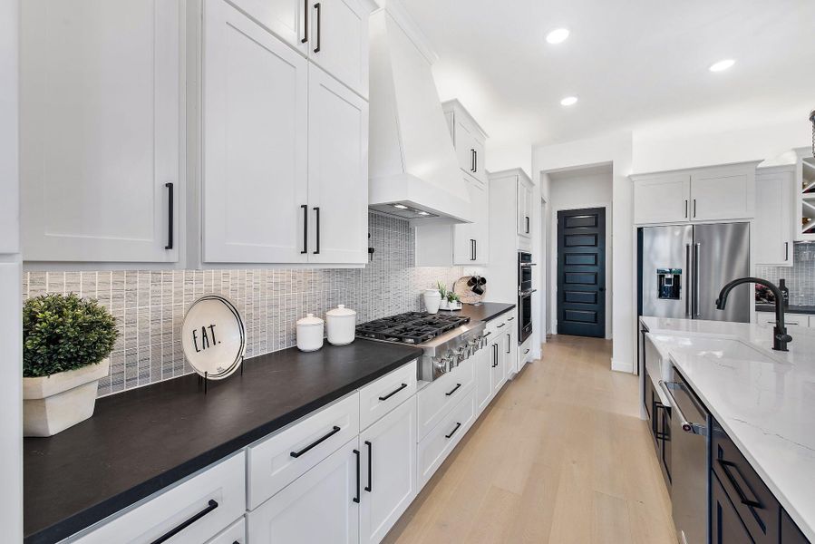 Furnished interior view inside a new home in Bridgeland, Cypress (Image 22). Furnished interior view inside a new home in Bridgeland, Cypress (Image 22).