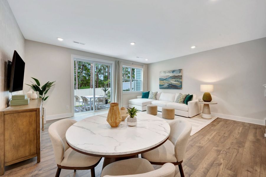Representative furnished interior of a home built from the Hallie by Mattamy Homes in Ashmore Townes, Garner (Image 9). Representative furnished interior of a home built from the Hallie by Mattamy Homes in Ashmore Townes, Garner (Image 9).
