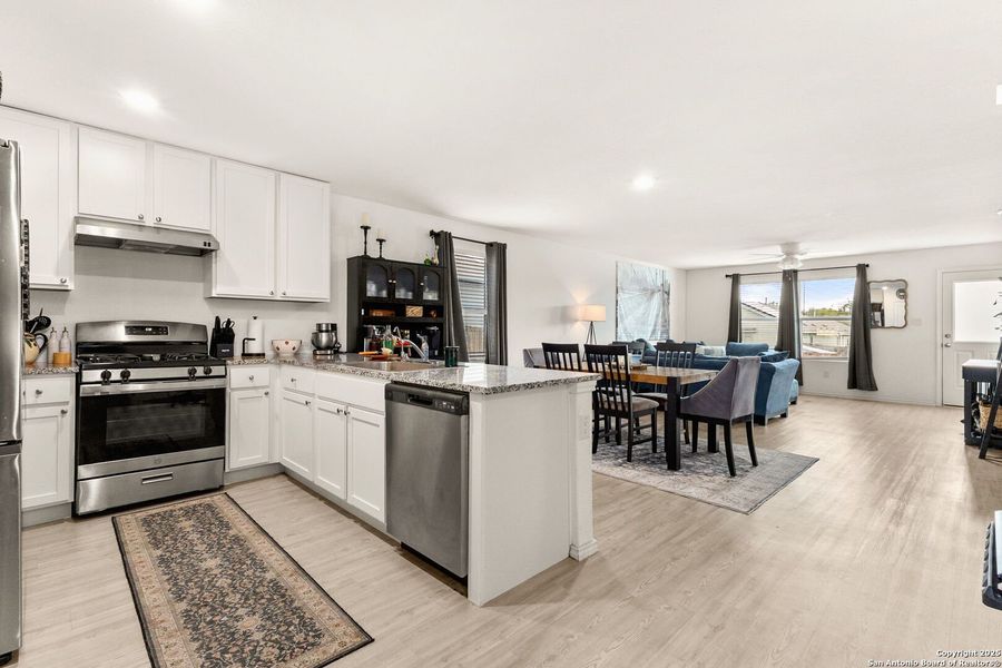 Furnished interior view inside a new home in Vista Point, San Antonio (Image 16).