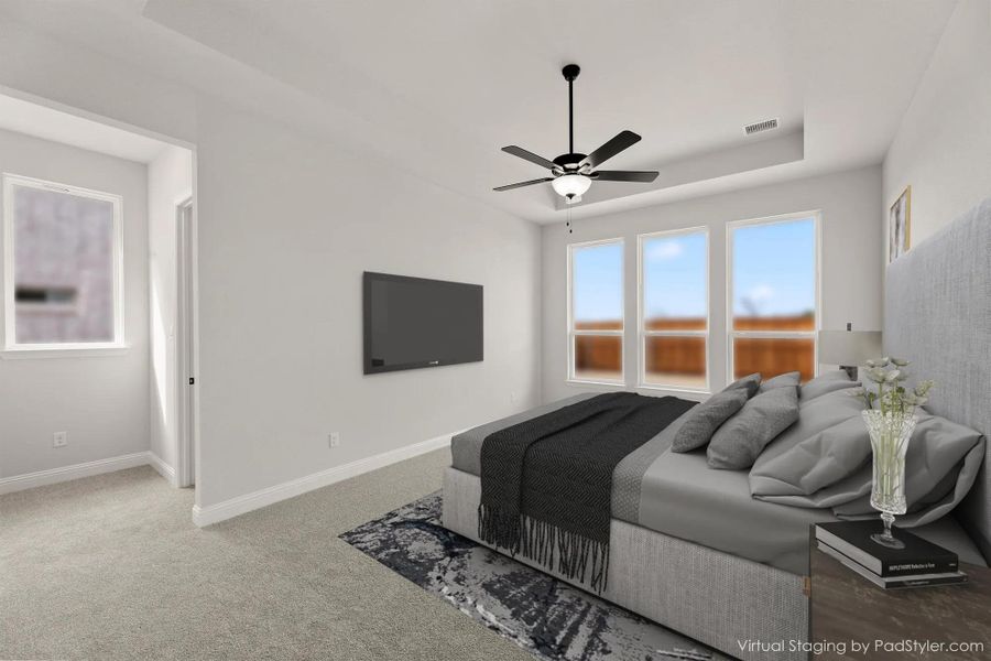 The Deerfield J Primary Suite Bedroom