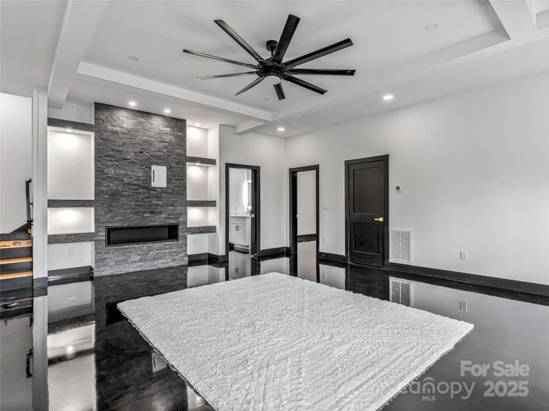 Furnished interior view inside a new home in , Mills River (Image 9).