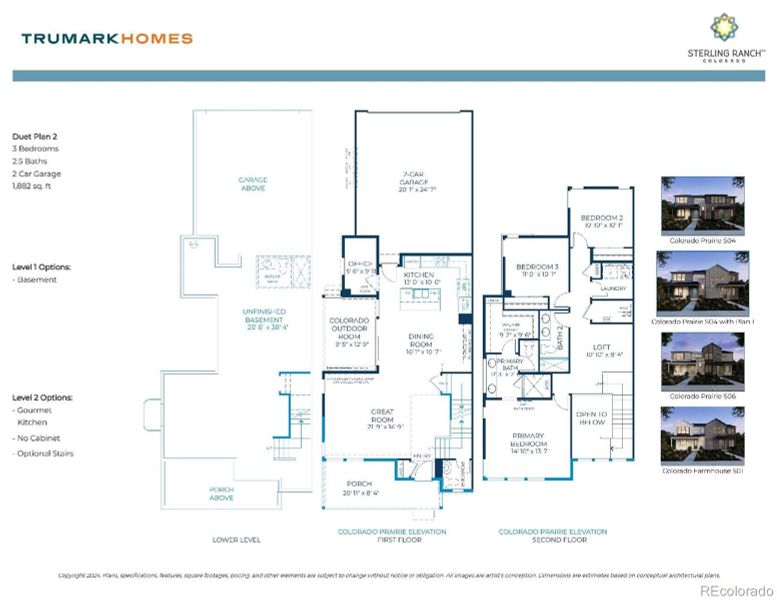 2D floor plan layout of this home in , Littleton, CO (Image 4).