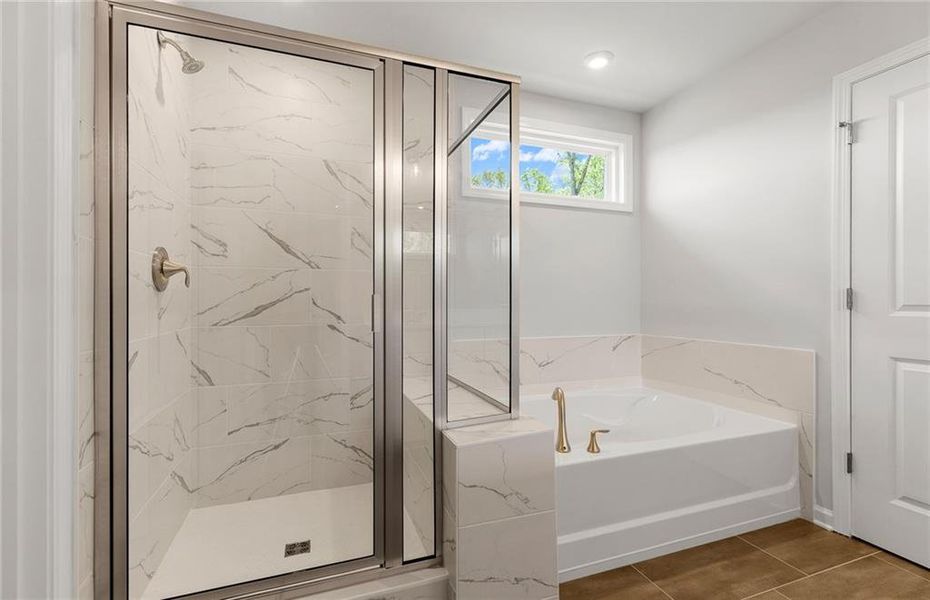 Furnished interior view inside a new home in Reunion, Flowery Branch (Image 31).