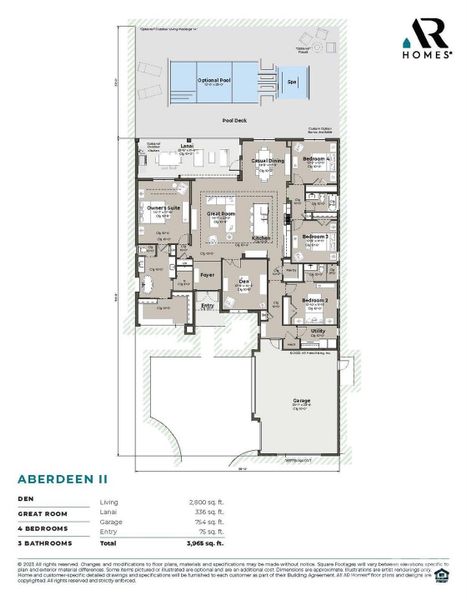 Aberdeen II floorplan