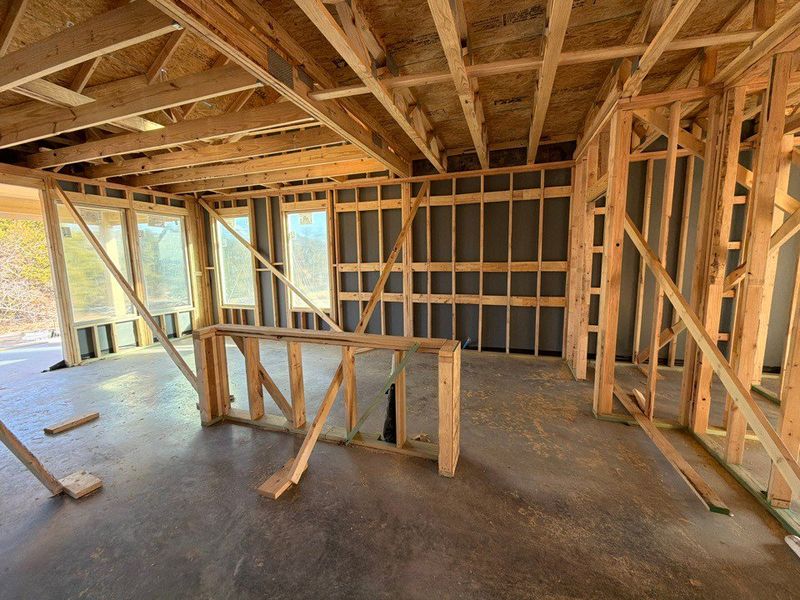 In-progress construction of a new home in Waterford Park, Weatherford, TX (Image 5).