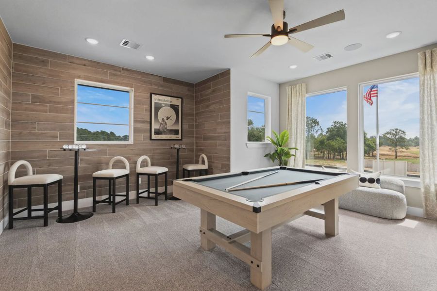 Furnished interior view inside a new home in Evergreen, Fulshear (Image 11).
