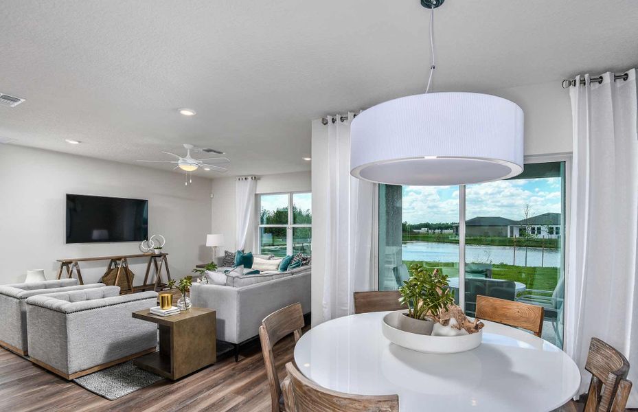 Furnished interior view inside a new home in Oakfield Lakes, Parrish (Image 9).