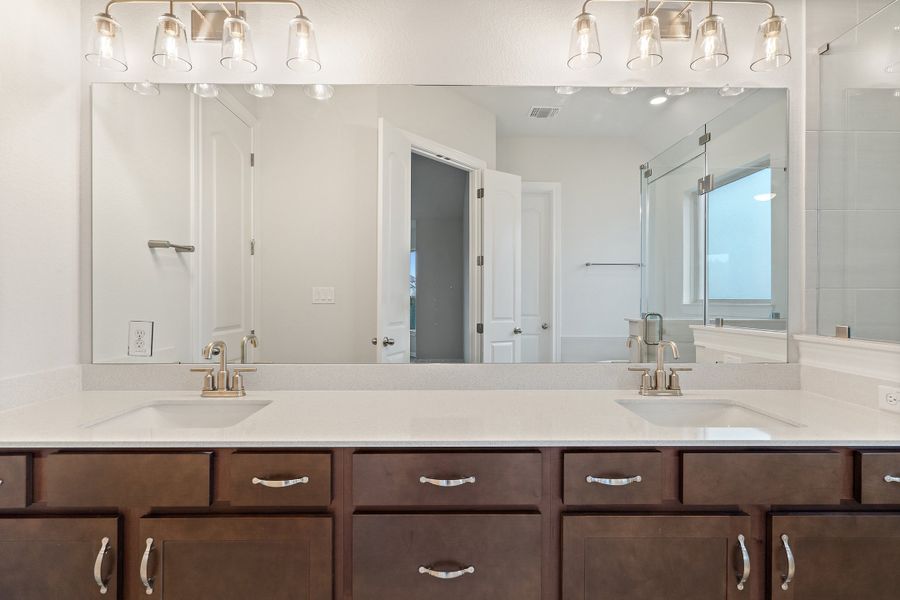 Representative furnished interior of a home built from the Palmer by Ashton Woods in The Estates at La Cima, San Marcos (Image 11).