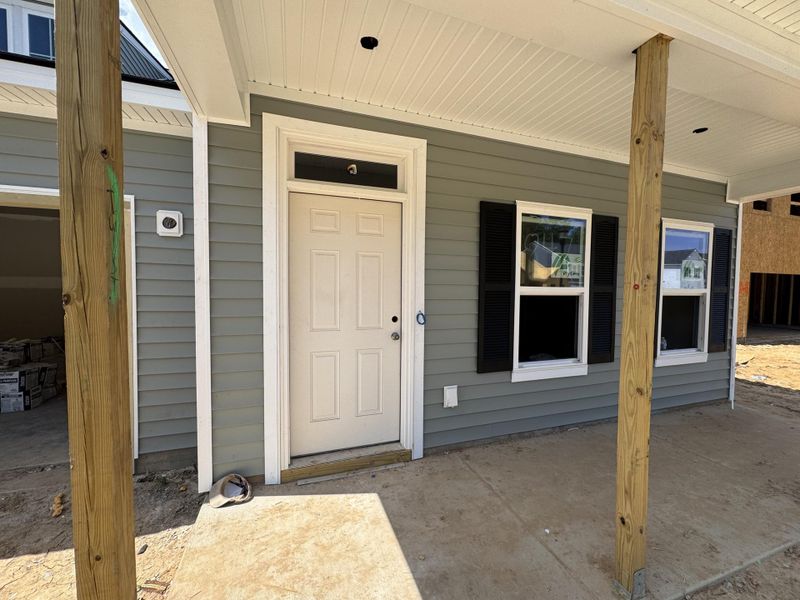 Exterior details and patio area of a home in , Summerville (Image 2). Exterior details and patio area of a home in , Summerville (Image 2).
