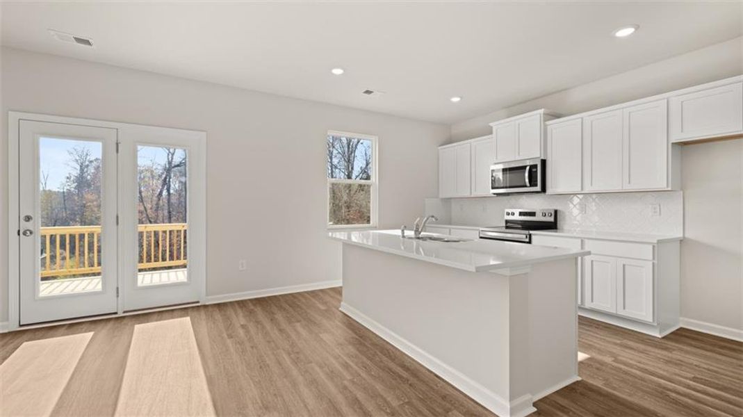 Furnished interior view inside a new home in Locust Grove Station - Cedar Ridge, Locust Grove (Image 8).