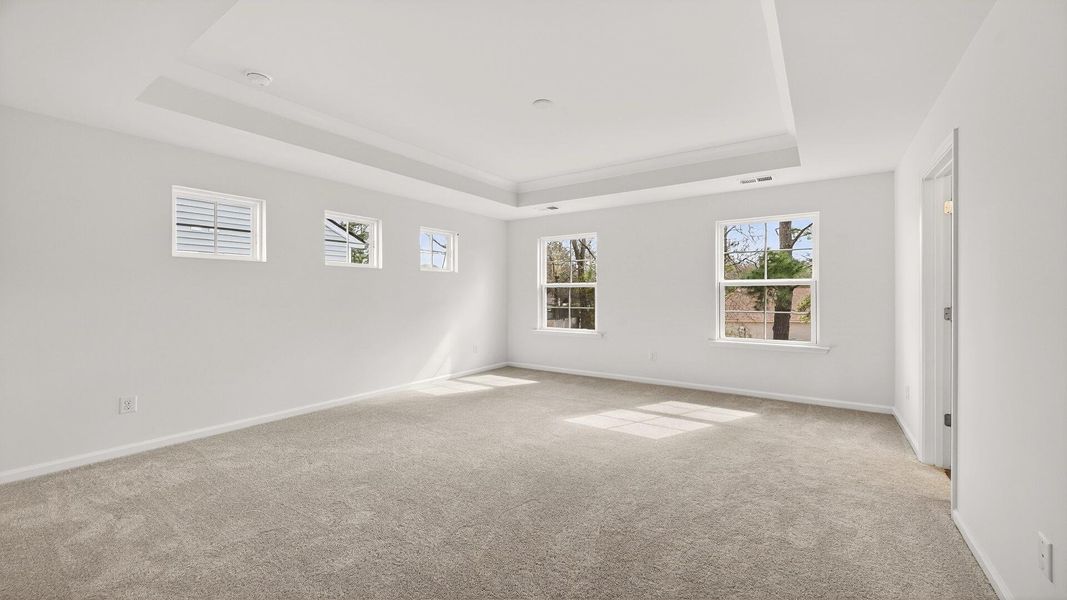 Spacious, unfurnished interior of a new home in Creekside at Andrews, Summerville (Image 18).