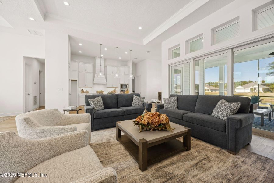 Furnished interior view inside a new home in Amelia National, Fernandina Beach (Image 15). Furnished interior view inside a new home in Amelia National, Fernandina Beach (Image 15).