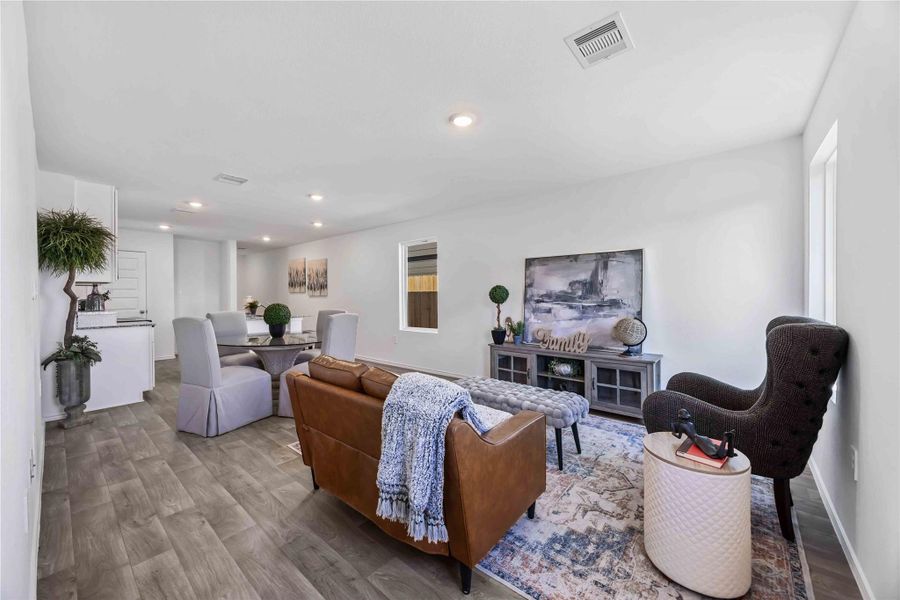 Furnished interior view inside a new home in Legacy Village, Houston (Image 17).