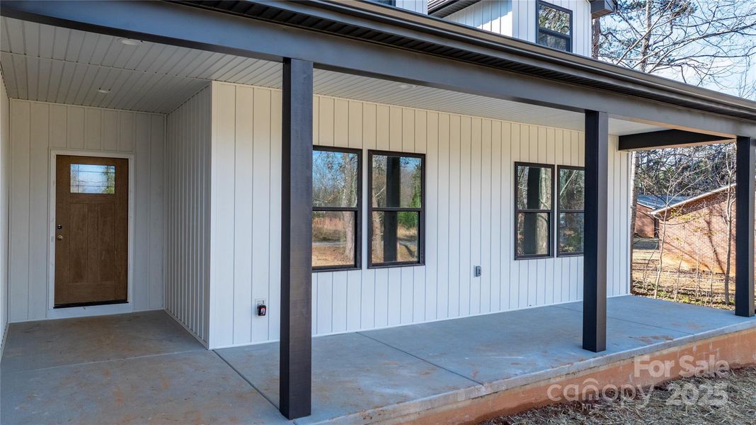 Exterior details and patio area of a home in , Lincolnton (Image 32).