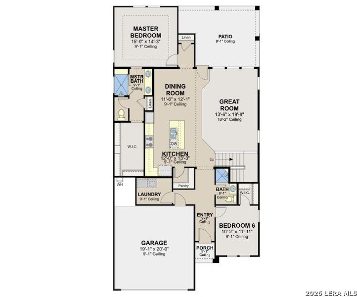 2D floor plan layout of this home in Veranda Signature, San Antonio, TX (Image 4). 2D floor plan layout of this home in Veranda Signature, San Antonio, TX (Image 4).