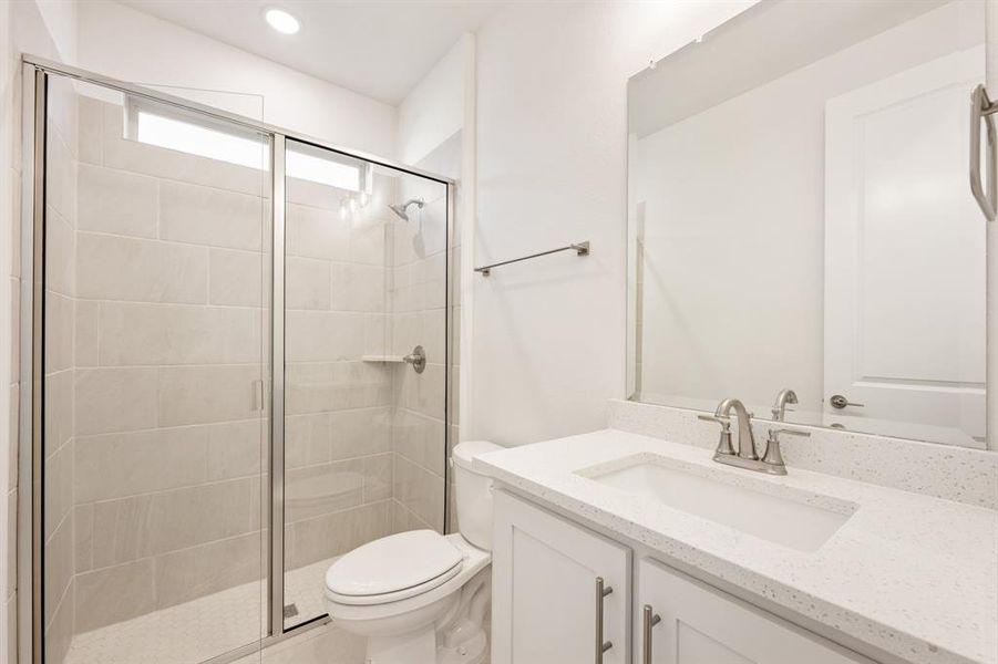 Furnished interior view inside a new home in Creekview Meadows, Pilot Point (Image 19).