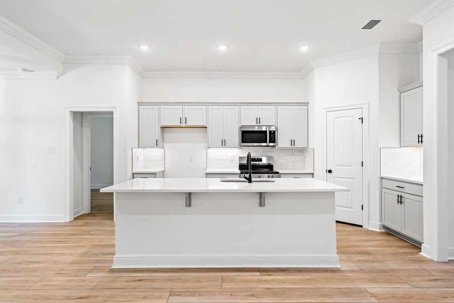 Furnished interior view inside a new home in Eagle Pointe, Pensacola (Image 5).