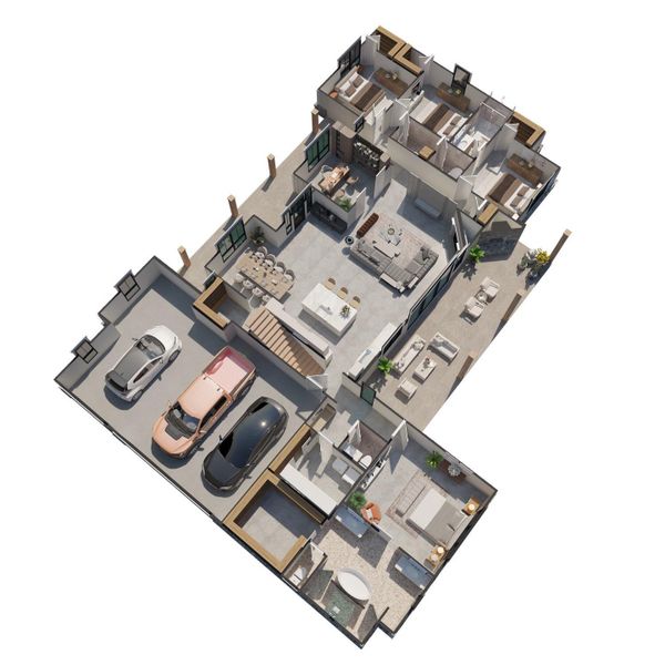 2D floor plan layout of this home in , Georgetown, TX (Image 3).