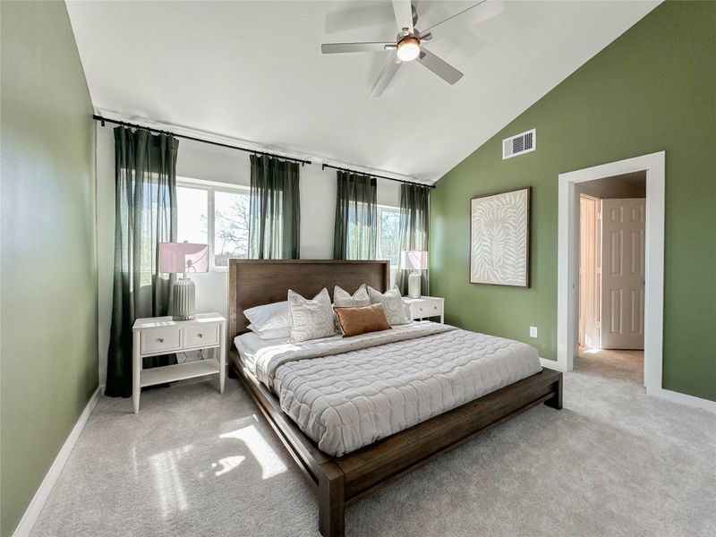 Furnished interior view inside a new home in , Conroe (Image 29).