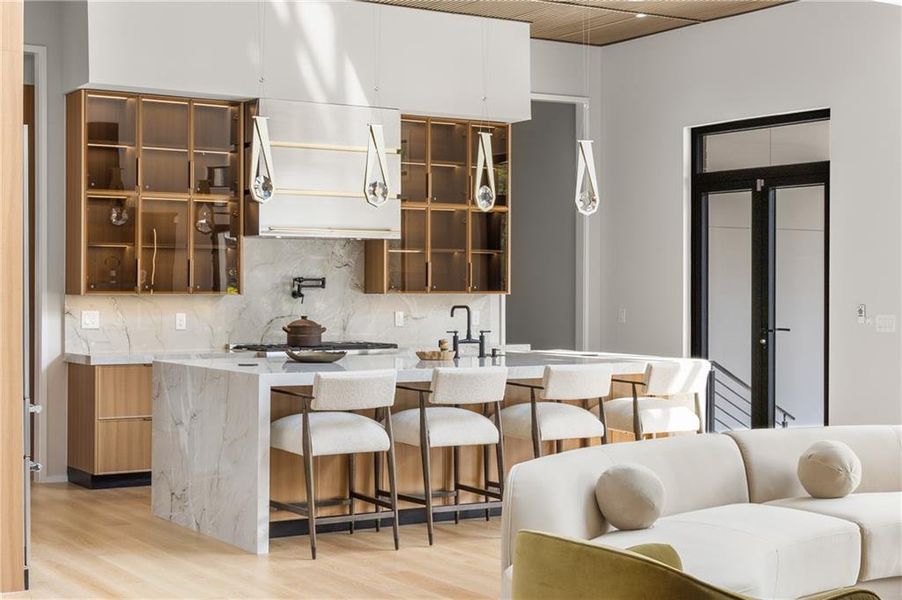 Furnished interior view inside a new home in , Marietta (Image 17).