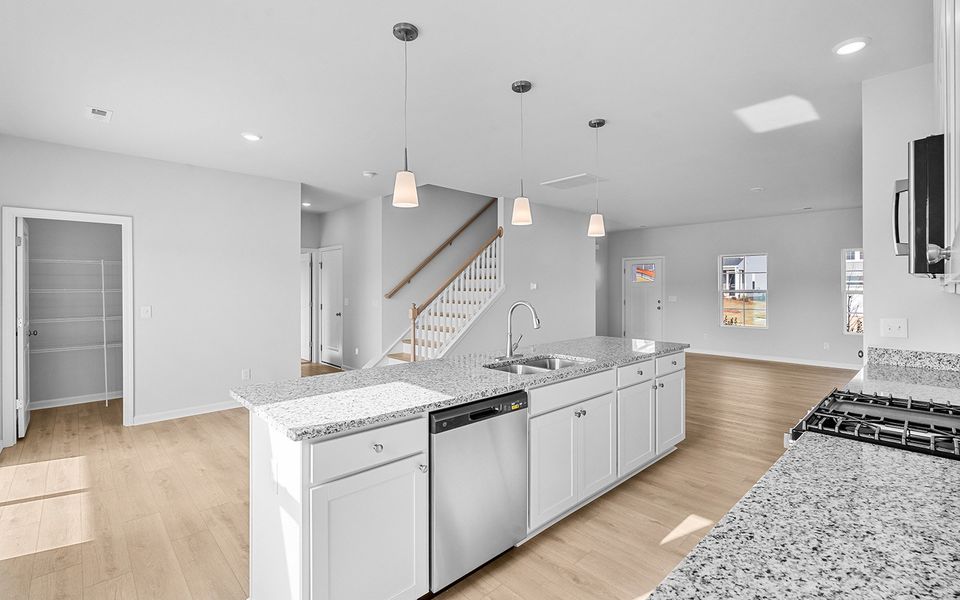 Furnished interior view inside a new home in Hanes Lake, Winston-Salem (Image 10). Furnished interior view inside a new home in Hanes Lake, Winston-Salem (Image 10).