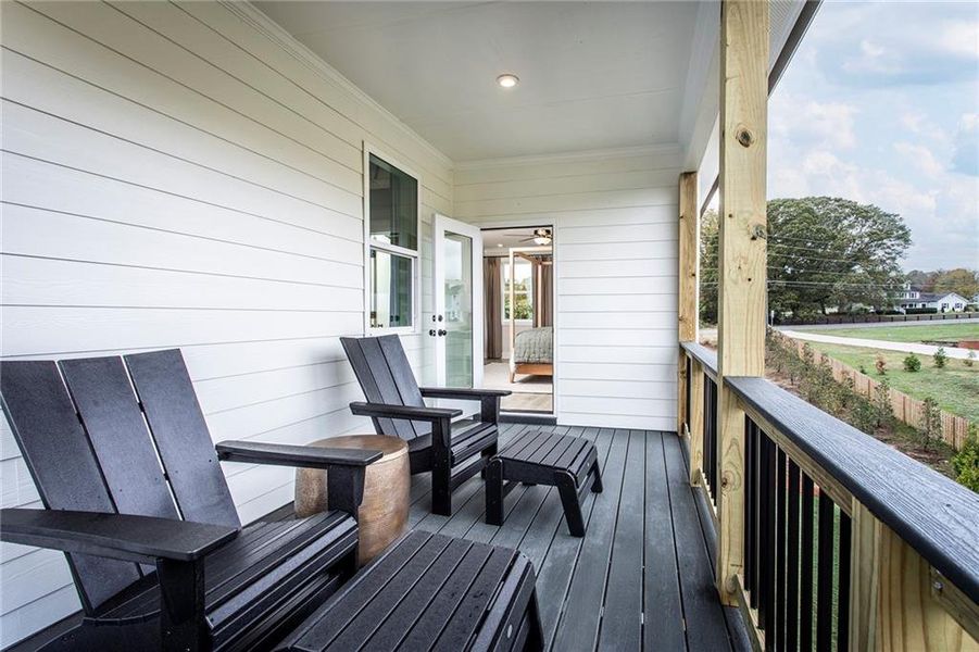 Exterior details and patio area of a home in Hopewell Reserve, Cumming (Image 25). Exterior details and patio area of a home in Hopewell Reserve, Cumming (Image 25).