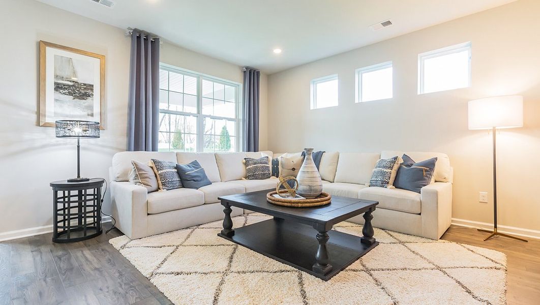 Furnished interior view inside a new home in Legacy Farms, White House (Image 27).