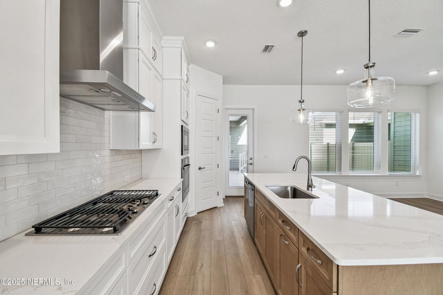 Furnished interior view inside a new home in Seven Pines 24' Rear Entry Townhomes, Jacksonville (Image 8).