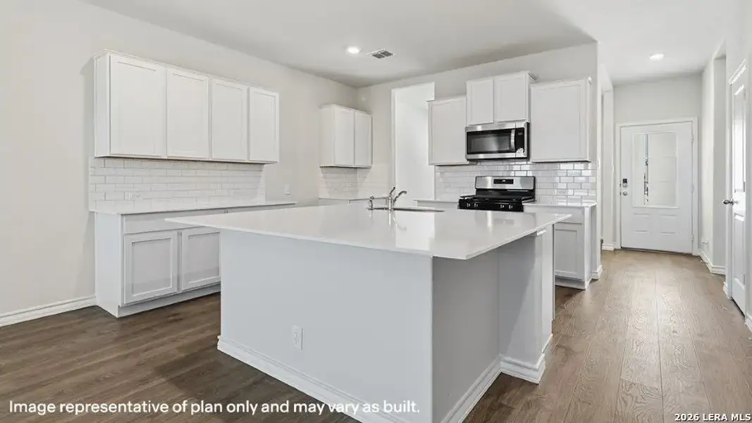 Furnished interior view inside a new home in Brookstone Creek, San Antonio (Image 8).