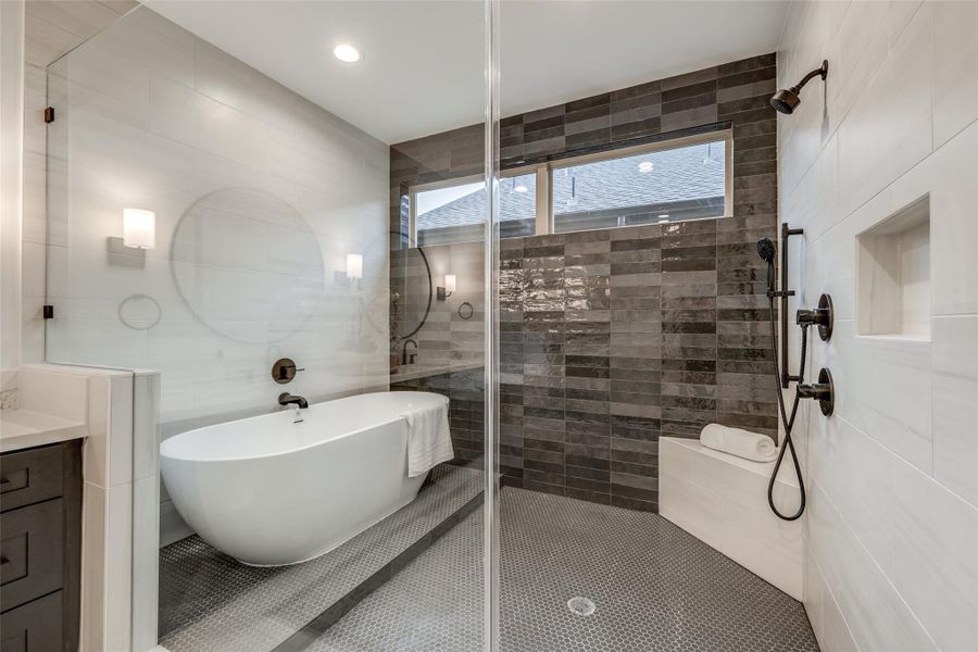 Furnished interior view inside a new home in , Houston (Image 23).