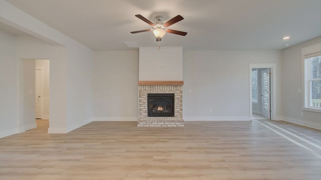 Representative furnished interior of a home built from the Lauren II by DRB Homes in Saddleridge, Senoia (Image 15). Representative furnished interior of a home built from the Lauren II by DRB Homes in Saddleridge, Senoia (Image 15).