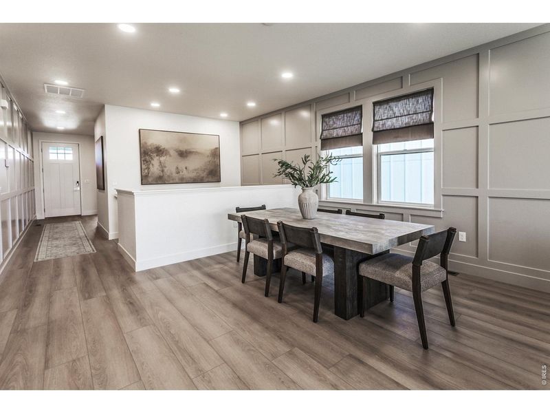 Furnished interior view inside a new home in Trailside Story Collection - Single Family Homes, Timnath (Image 37).