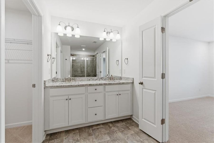 Furnished interior view inside a new home in Silver Leaf, Dawsonville (Image 12).