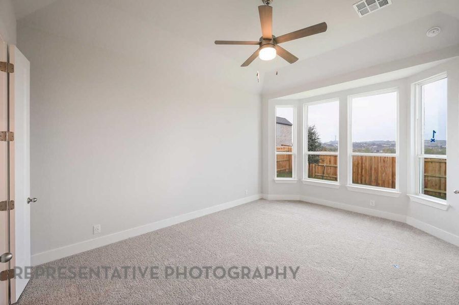 Bay Window in Primary Bedroom