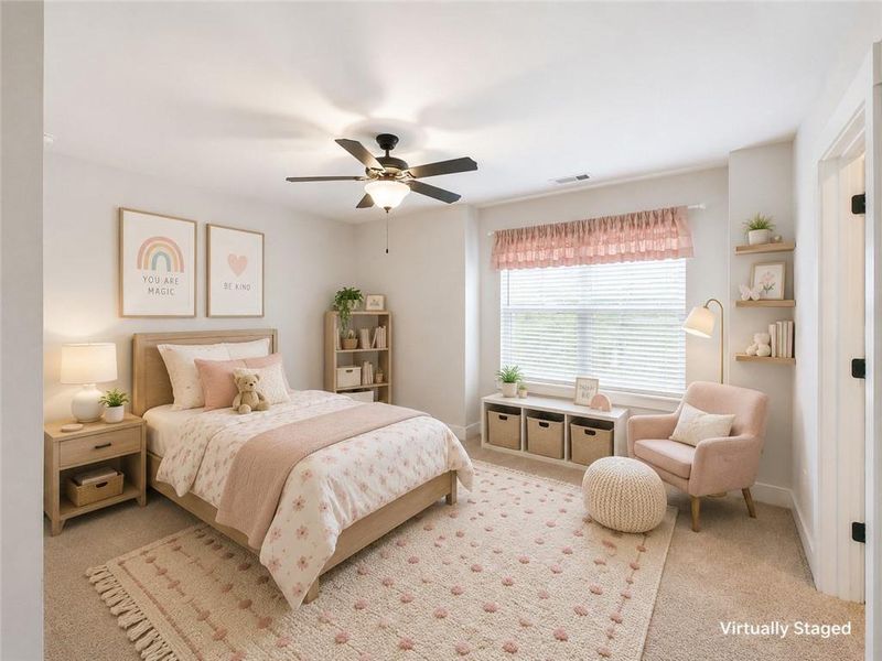 Furnished interior view inside a new home in , Hoschton (Image 26).