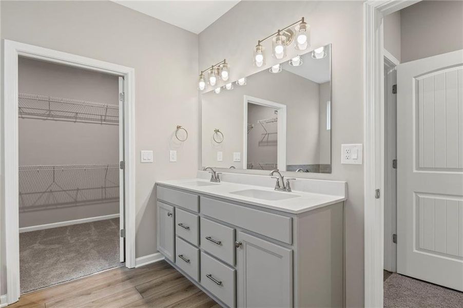 Furnished interior view inside a new home in Laurel Farms, Dallas (Image 4). Furnished interior view inside a new home in Laurel Farms, Dallas (Image 4).