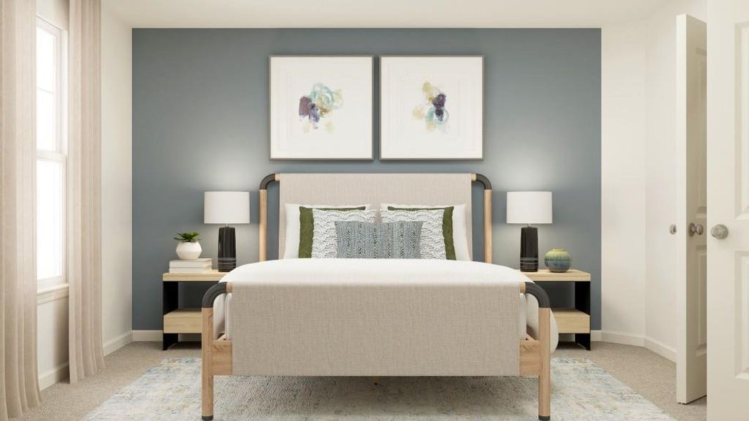 Furnished interior view inside a new home in Deer Valley, Canton (Image 2).