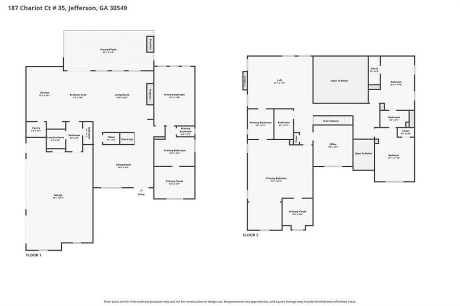 2D floor plan layout of this home in , Jefferson, GA (Image 5).