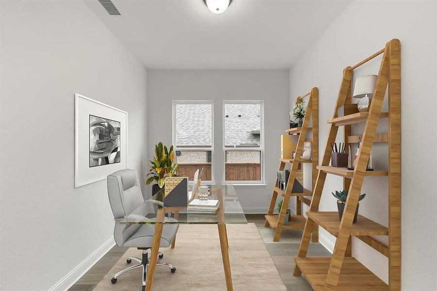 The Wimberley B Home Office