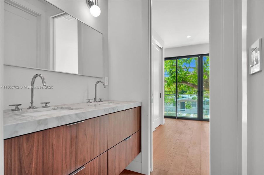 Furnished interior view inside a new home in , Miami (Image 3).