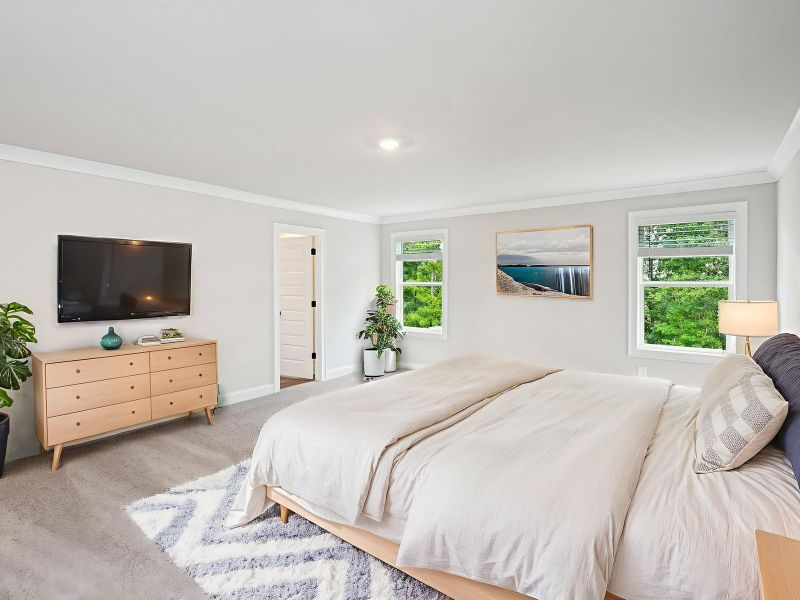 Furnished interior view inside a new home in Martin Springs - Estate Series, Lawrenceville (Image 6).