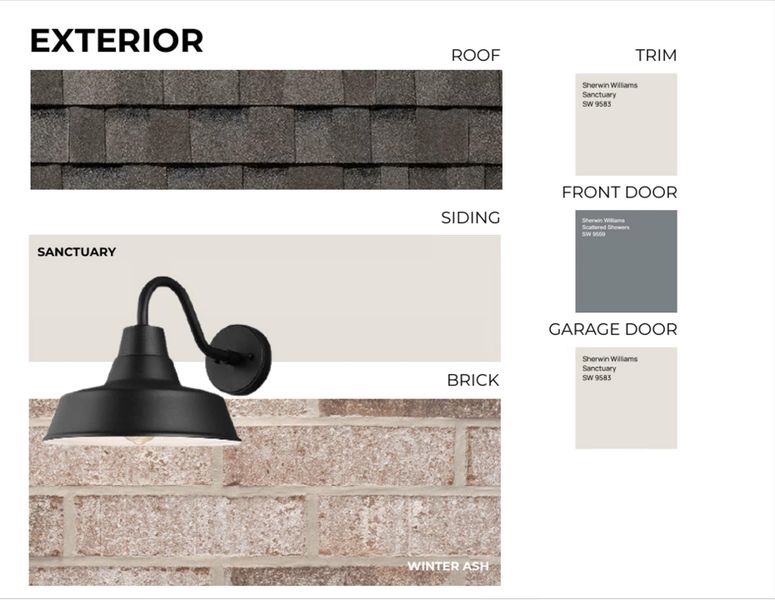 Sample of building materials used in homes in Lockwood, Collierville (Image 3). Sample of building materials used in homes in Lockwood, Collierville (Image 3).