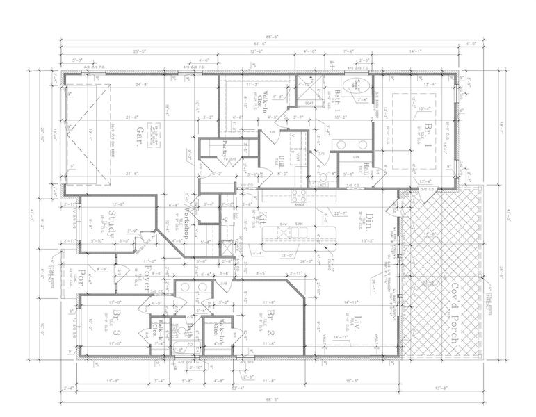 2D floor plan layout of this home in , Giddings, TX (Image 3).