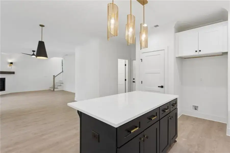 Furnished interior view inside a new home in , Atlanta (Image 11).