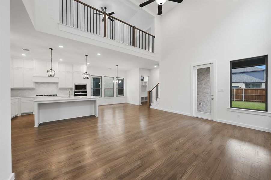 Spacious, unfurnished interior of a new home in Light Farms Brenham - 40' Lots, Celina (Image 25).