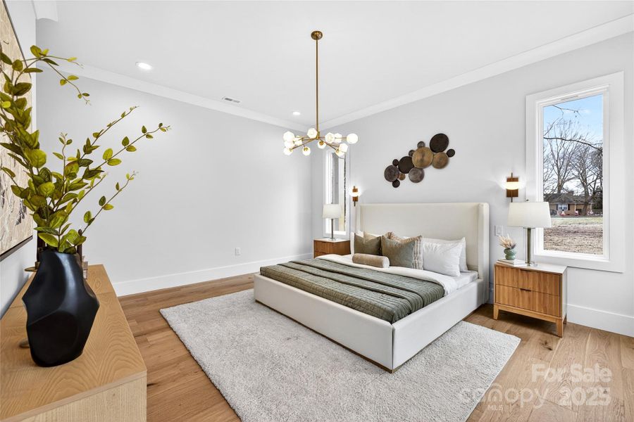 Furnished interior view inside a new home in , Indian Trail (Image 35).