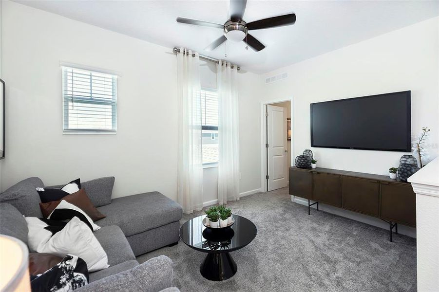 Furnished interior view inside a new home in , Clermont (Image 17).